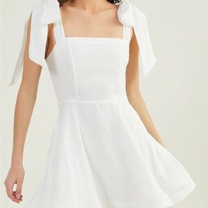 Eliza Tie Mini Dress